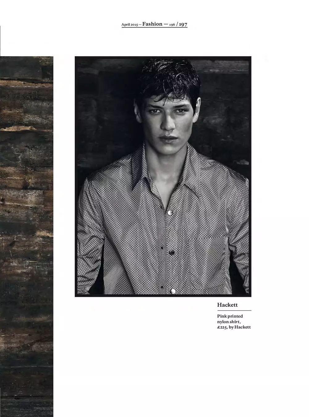 Esquire UK April 2015 ඉදිරිපත් කරන්නේ Tomas Falmer විසින් The New Casual Photography සහ Catherine Hayward විසිනි. ආකෘති: SUPA මාදිලියේ ආතර් ගෝස් සහ Select Models හි Aaron.