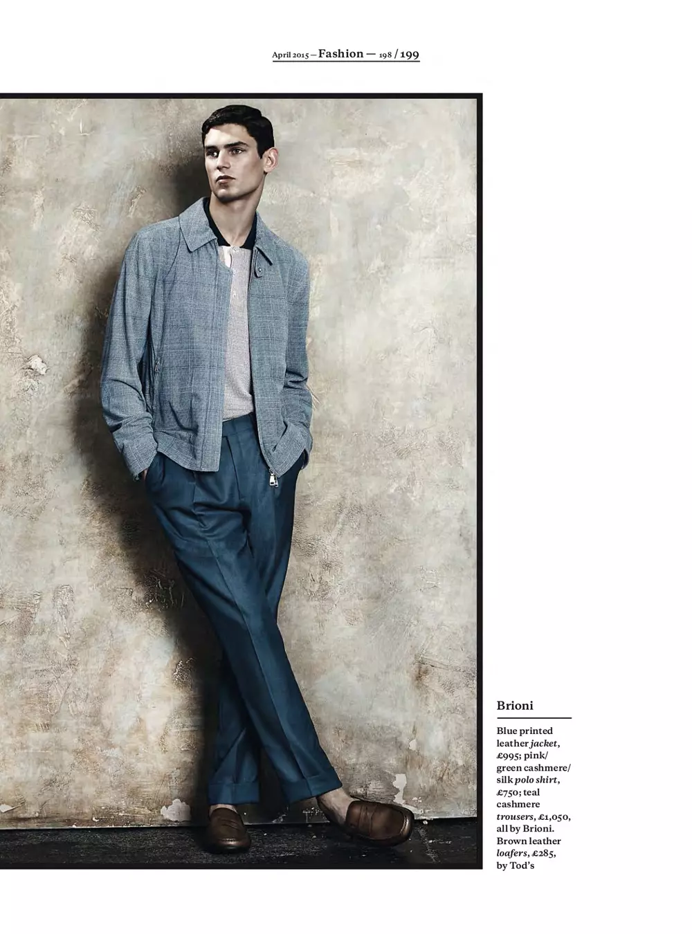 Το Esquire UK Απρίλιος 2015 παρουσιάζει το The New Casual Photography του Tomas Falmer και το στυλ της Catherine Hayward. Μοντέλα: Arthur Gosse στο SUPA Models και Aaron στο Select Models.