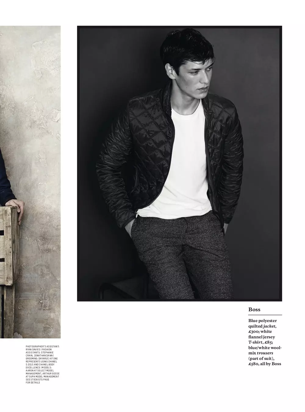 Esquire UK April 2015 mempersembahkan The New Casual Photography oleh Tomas Falmer dan penggayaan oleh Catherine Hayward. Model: Arthur Gosse di SUPA Models dan Aaron di Select Models.