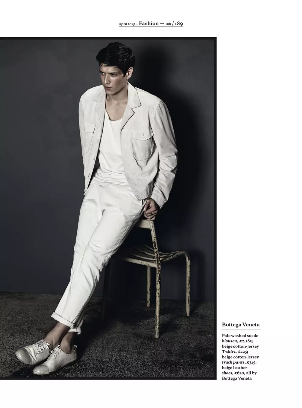 Esquire UK April 2015 nampilkeun The New Casual Photography ku Tomas Falmer sareng gaya ku Catherine Hayward. Model: Arthur Gosse di SUPA Models sareng Aaron di Select Models.