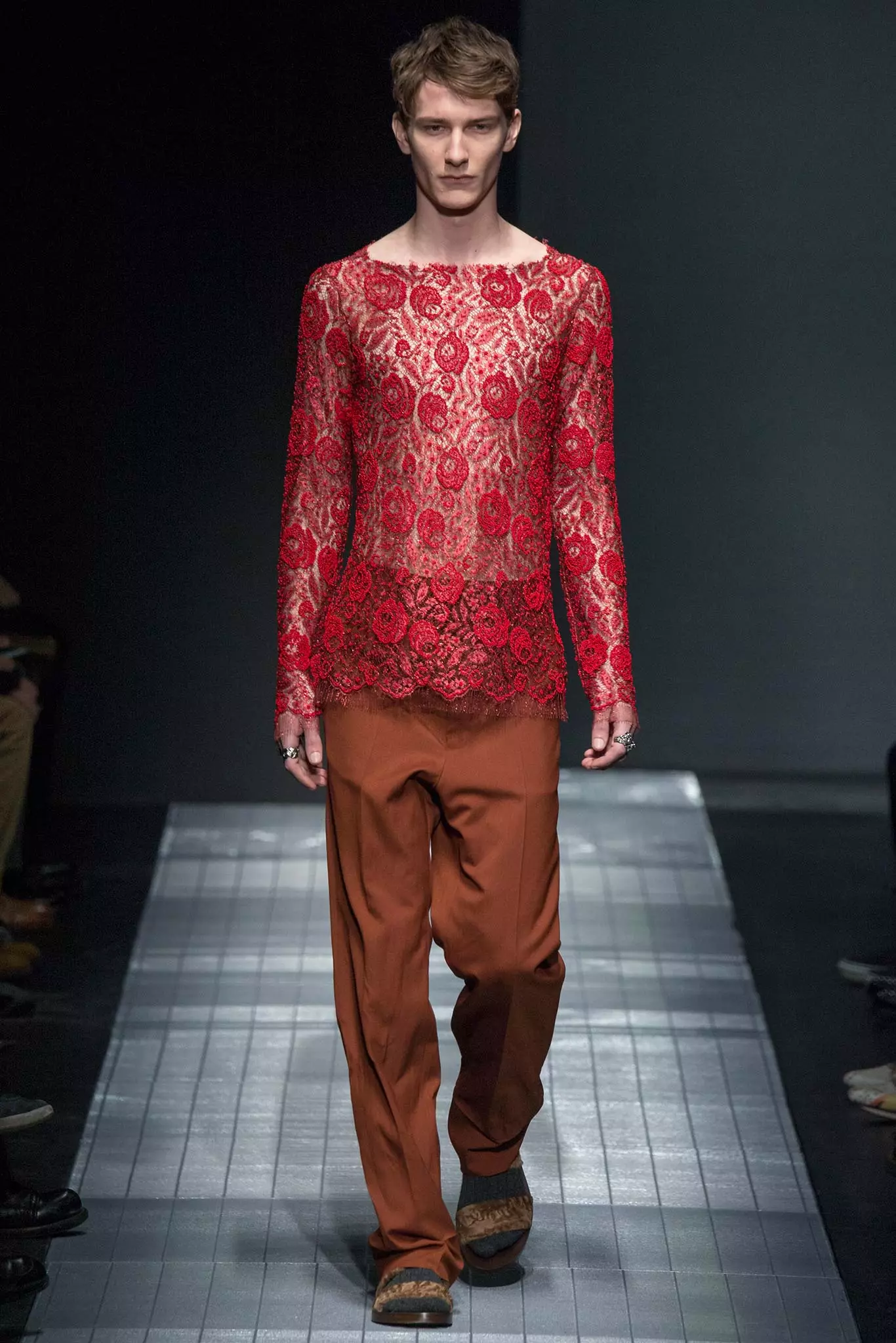 Gucci Mens Fall: قىش 2015 13