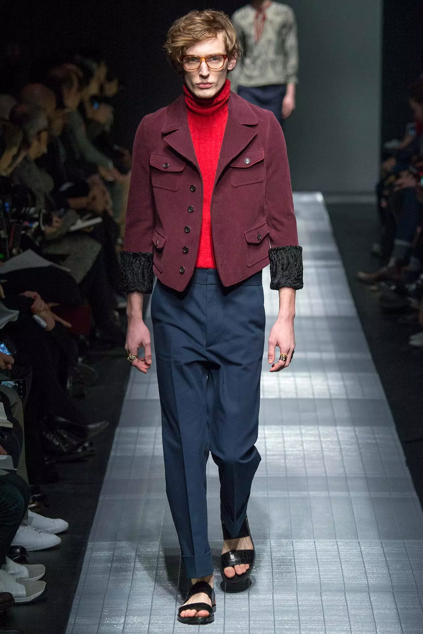 Gucci Mens Fall: Qış 2015 27