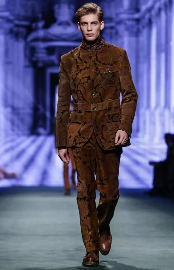 Etro Mens Fall: Кыш 2015 01