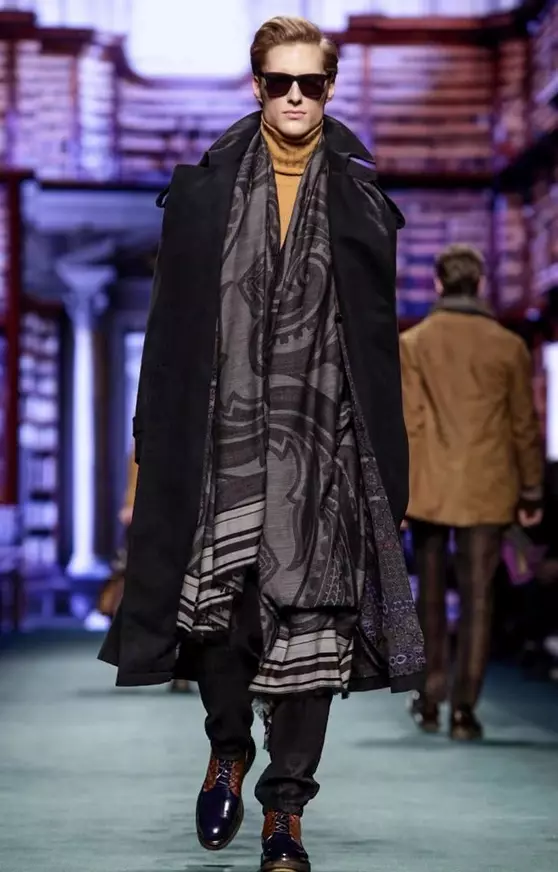 Тирамоҳи мардонаи Etro: Зимистони 201523