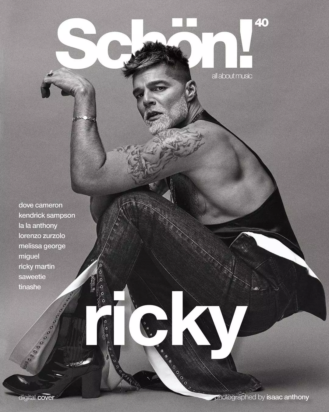 Schon! Mujallar Ta Yi Bikin Batun 40th tare da Ricky Martin akan murfin