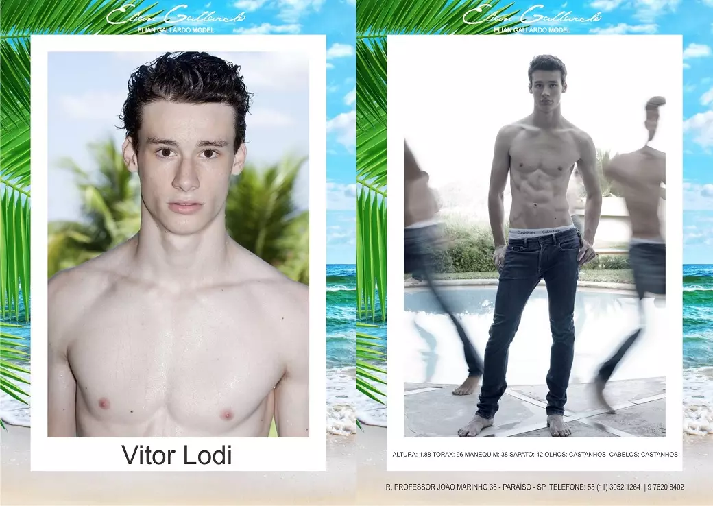 Verificați castingul masculin showcards al agenției ELIAN GALLARDO pentru sezonul național de lansare al colecțiilor de vară 2016. Fotografiile compozitelor sunt Cristiano Madureira, cu make & hair Rafael Guapiano și arată cu Jeans și Calvin Klein Underwear. Pentru a vedea realizarea, faceți clic aici.