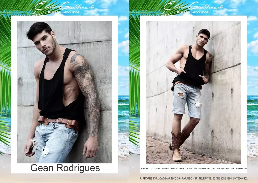 Verificați castingul masculin showcards al agenției ELIAN GALLARDO pentru sezonul național de lansare al colecțiilor de vară 2016. Fotografiile compozitelor sunt Cristiano Madureira, cu make & hair Rafael Guapiano și arată cu Jeans și Calvin Klein Underwear. Pentru a vedea realizarea, faceți clic aici.