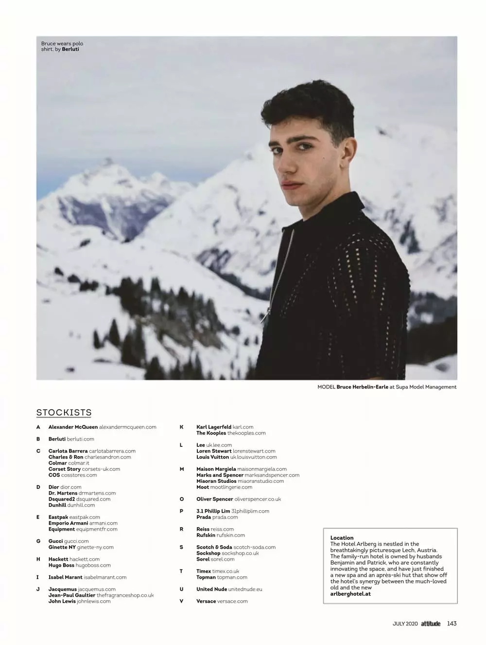 Bruce Herbelin-Earle foar UK Attitude June 2020 Editorial