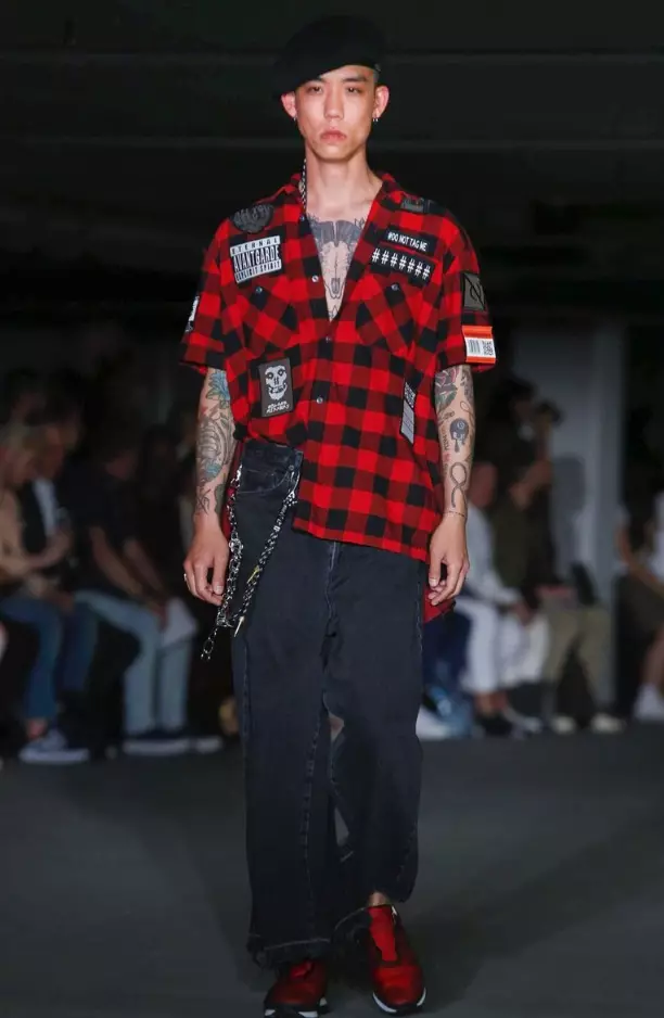 MAISON MIHARA YASUHIRO MENSWEAR FRÜHLING SOMMER 2018 LONDON35