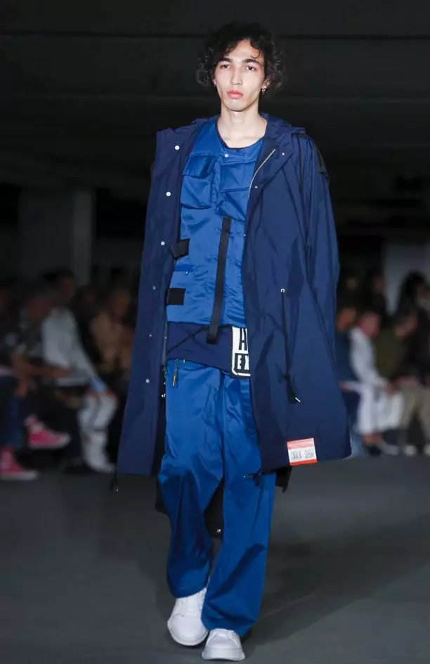 MAISON MIHARA YASUHIRO MENSWEAR Caij Nplooj Ntoos Hlav 2018 LONDON 38