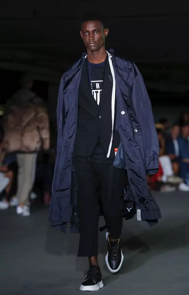 MAISON MIHARA YASUHIRO MENSWEAR Caij Nplooj Ntoos Hlav 2018 LONDON 10