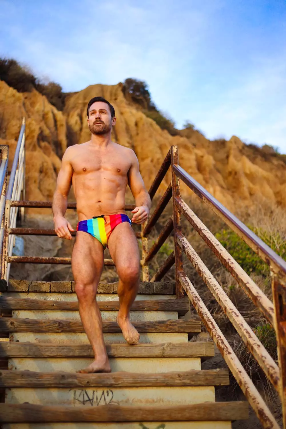 ISmithers Swimwear Rainbow REBOUND