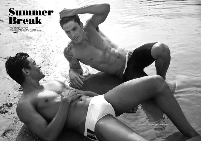 Summer Break : Danilo Borgato et Luiz Leite par Didio pour Client Magazine 51588_1