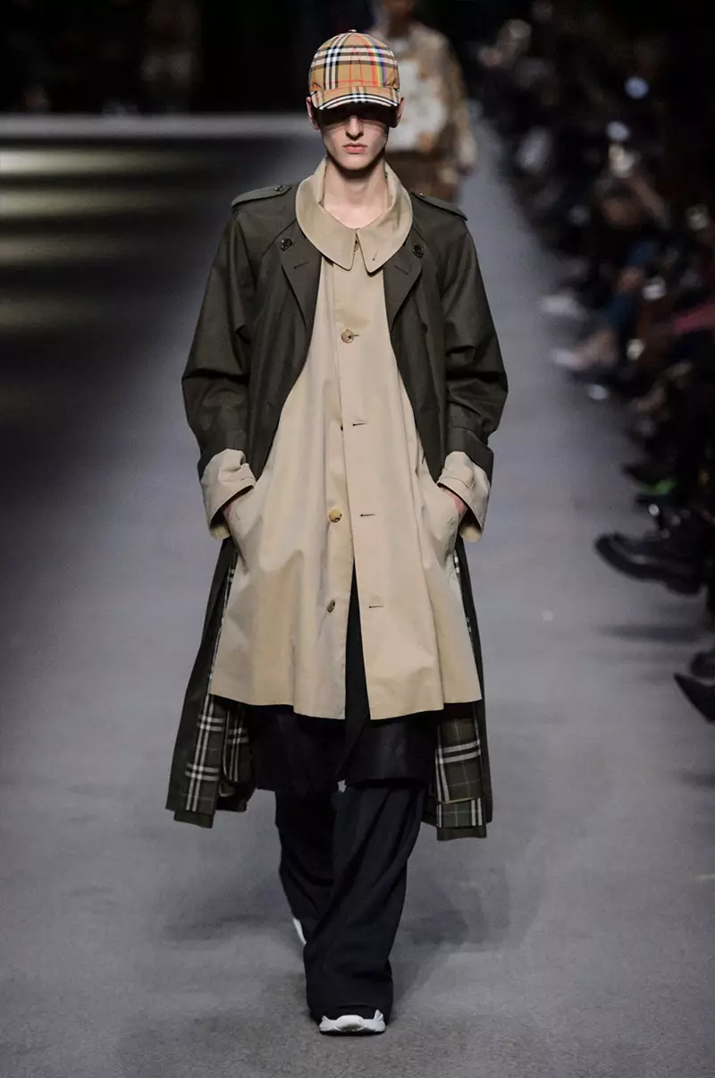 BURBERRY lalaki ragrag usum 2018 LONDON12