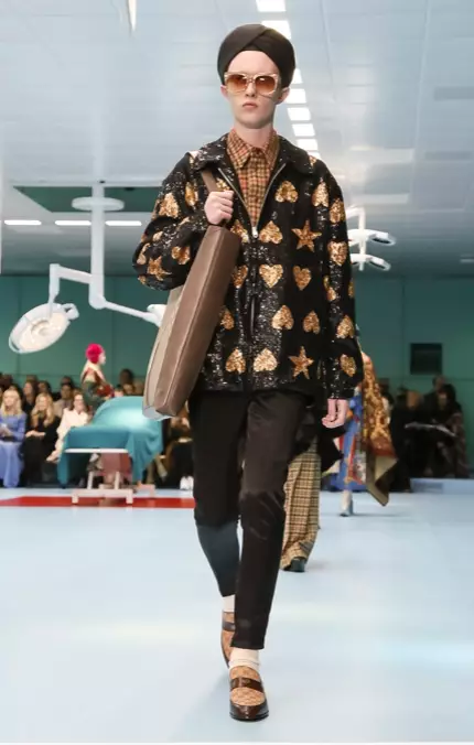 GUCCI LELAKI & WANITA JATUH MUSIM SEJUK 2018 MILAN19