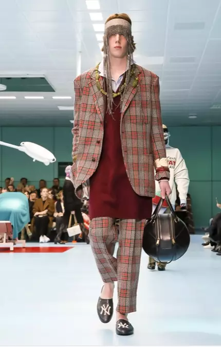 GUCCI txiv neej & poj niam lub caij ntuj no 2018 MILAN21