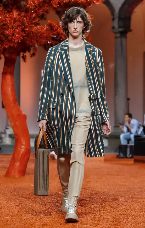 ERMENEGILDO ZEGNA 2018KO UDABERRI UDAKO GIZONEZKOAK MILAN18