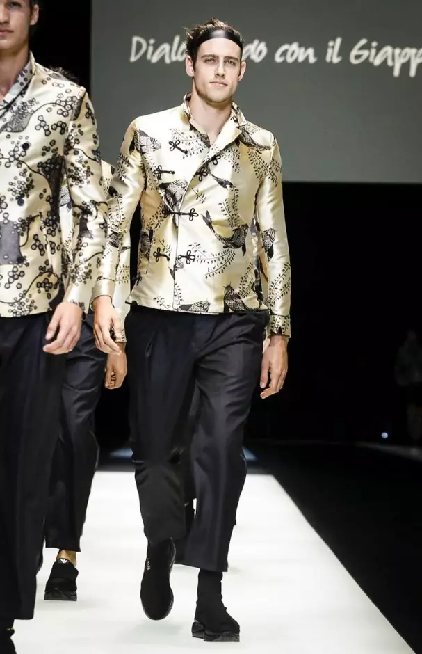 EMPORIO ARMANI HOMME PRINTEMPS ÉTÉ 2018 MILAN11