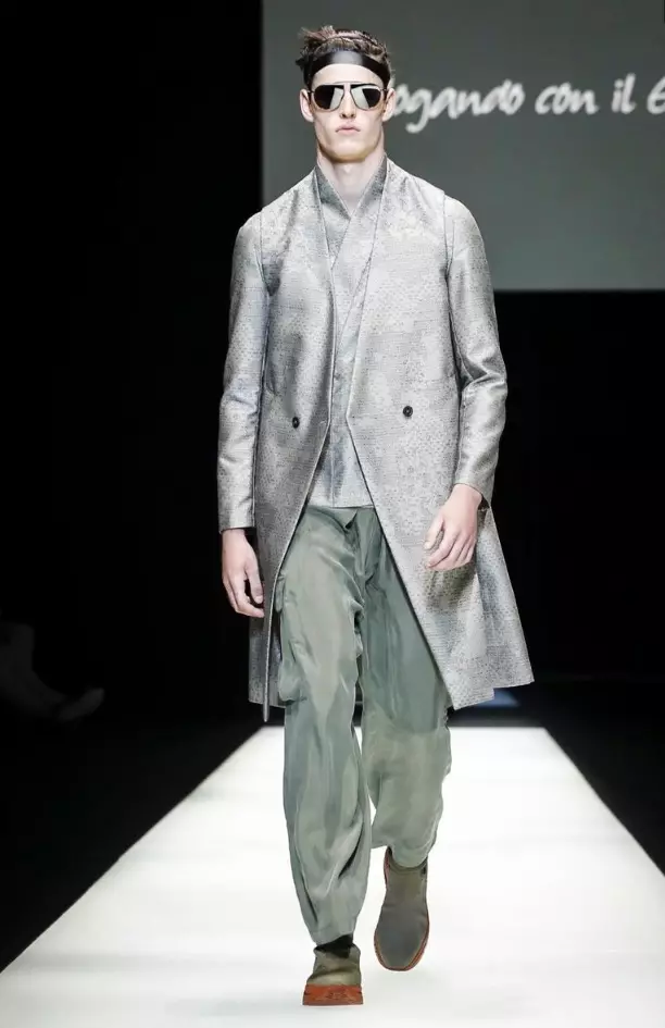 EMPORIO ARMANI MENWEAR IR-RIBELLA SAJF 2018 MILAN13