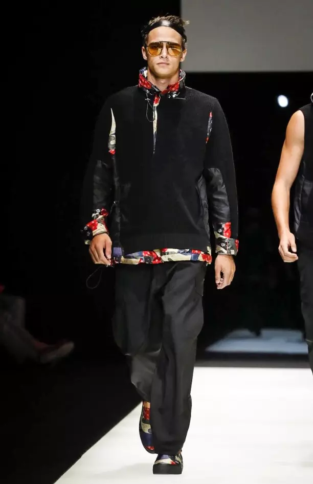 EMPORIO ARMANI HOMBRE PRIMAVERA VERÁN 2018 MILAN16