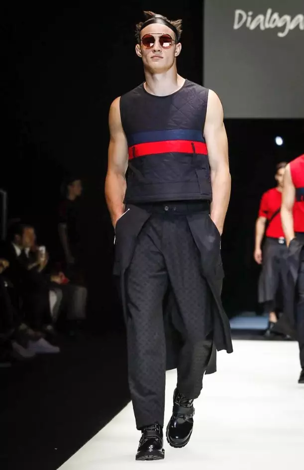 PÁNSKÉ OBLEČENÍ EMPORIO ARMANI JARO LÉTO 2018 MILAN18