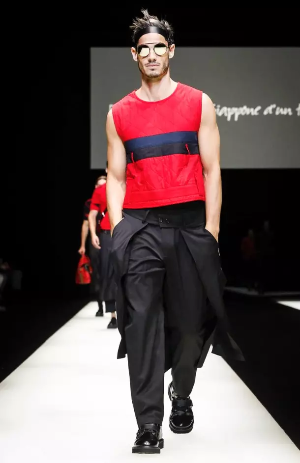 EMPORIO ARMANI MENSWEAR PRIMAVERA VERÃO 2018 MILÃO 19