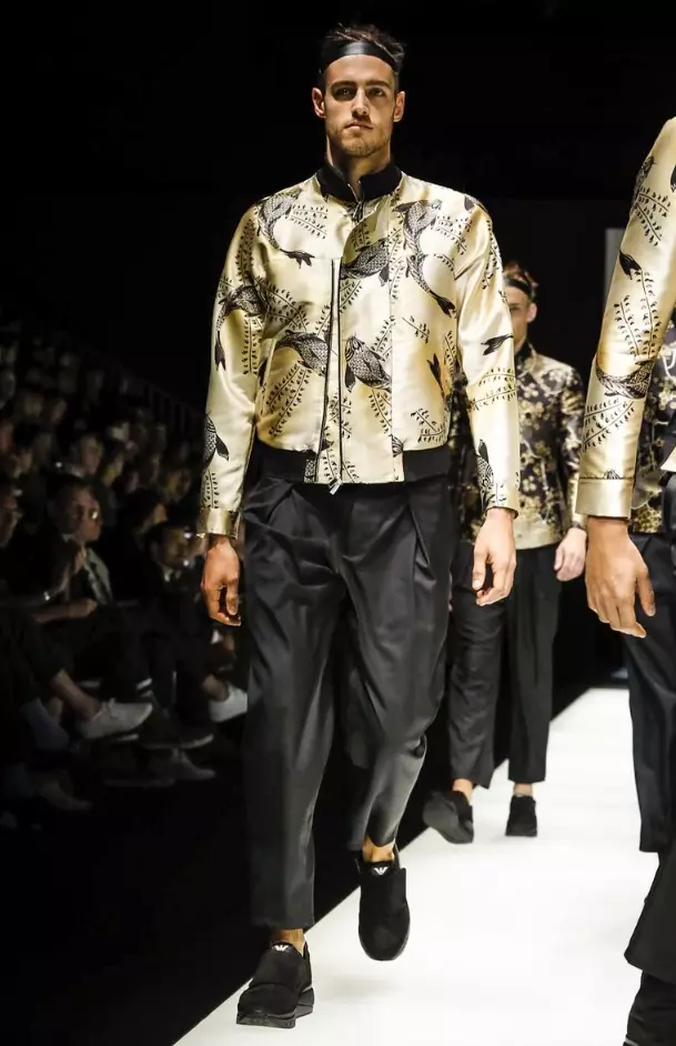 EMPORIO ARMANI MENSWEAR PRIMAVERA VERÃO 2018 MILÃO 23