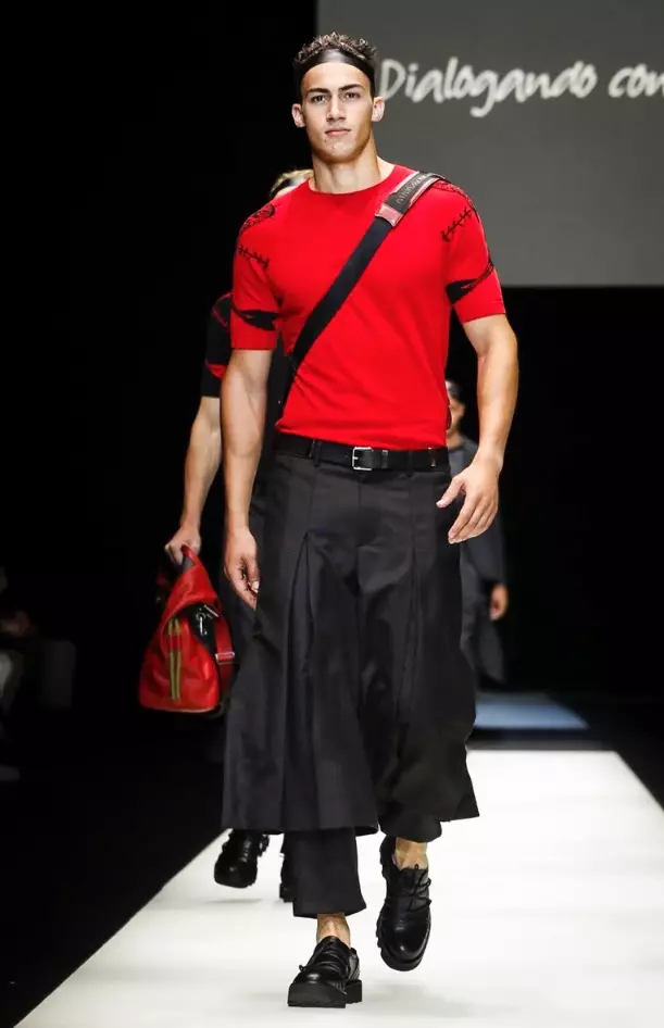 EMPORIO ARMANI MENSWEAR SPRING SUMMER 2018 MILAN25