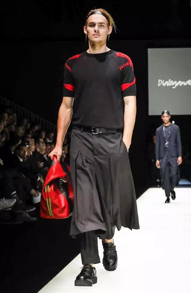 EMPORIO ARMANI MENSWEAR PRINTEMPO SOMERO 2018 MILANO26