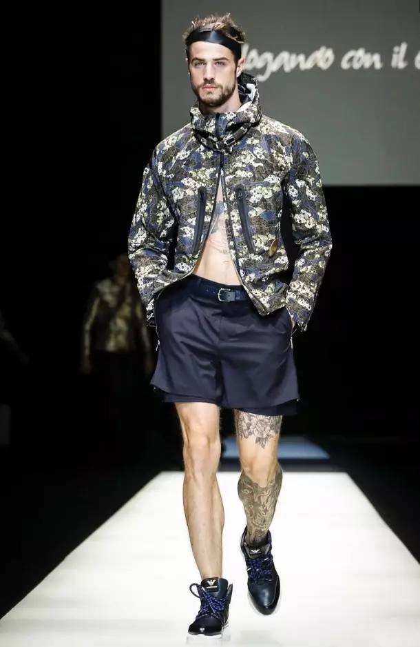 EMPORIO ARMANI HOMBRE PRIMAVERA VERÁN 2018 MILAN4