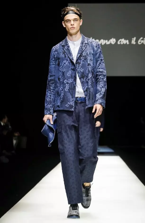 EMPORIO ARMANI 2018KO UDABERRI UDAKO GIZONEZKOAK MILAN32