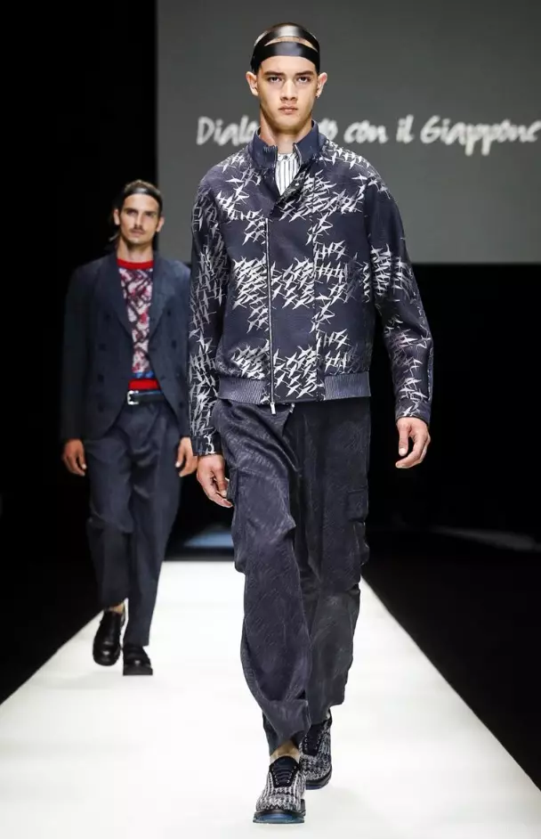 EMPORIO ARMANI MENSWEAR PRIMAVERA VERÃO 2018 MILÃO 36