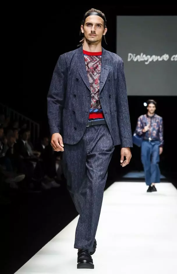 EMPORIO ARMANI BĂRBAȚI PRIMAVARĂ 2018 MILAN43