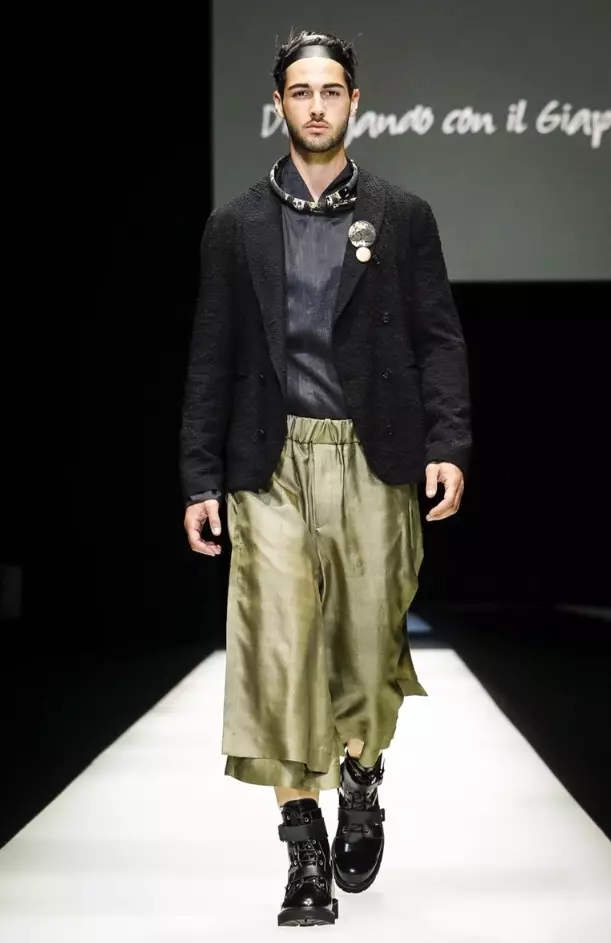 VESHJE PËR BURRA EMPORIO ARMANI PRANVERË VERË 2018 MILAN6