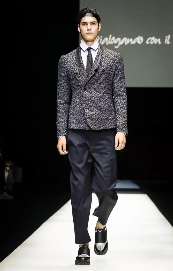 EMPORIO ARMANI MENSWEAR PRIMAVERA VERANO 2018 MILAN55