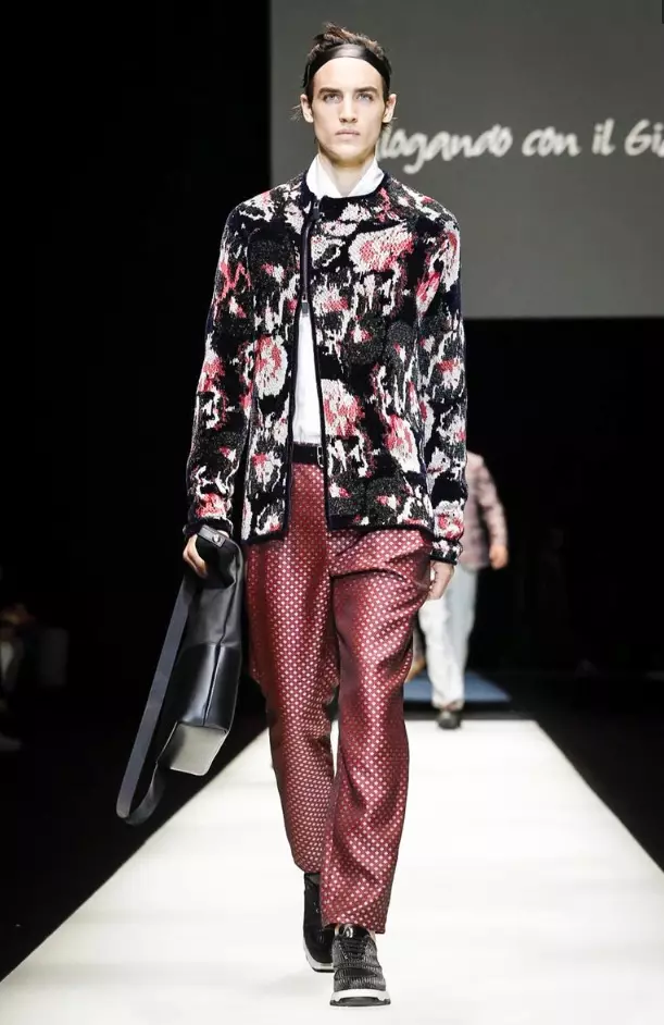 EMPORIO ARMANI MENSWEAR orisun omi ooru 2018 MILAN59