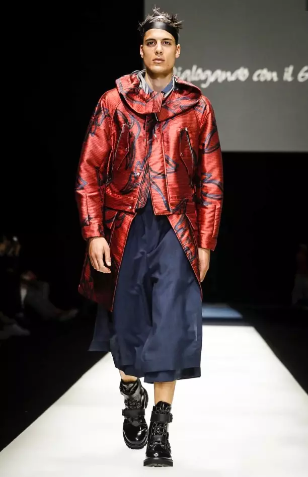 EMPORIO ARMANI MENSWEAR PAVASARIO VASAROS 2018 MILANO60