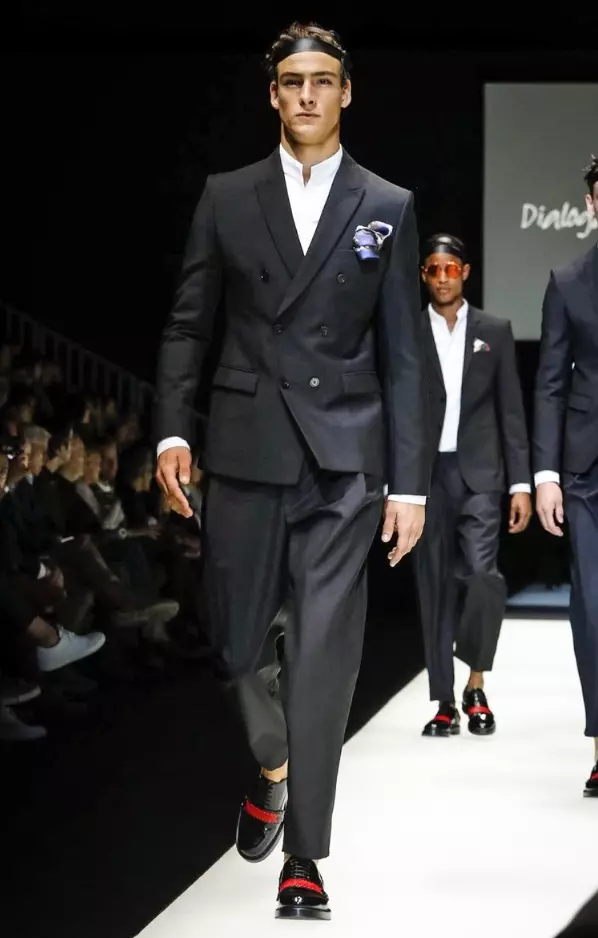 I-EMPORIO ARMANI MENSWEAR NGEHLOBO LIKA-2018 MILAN63