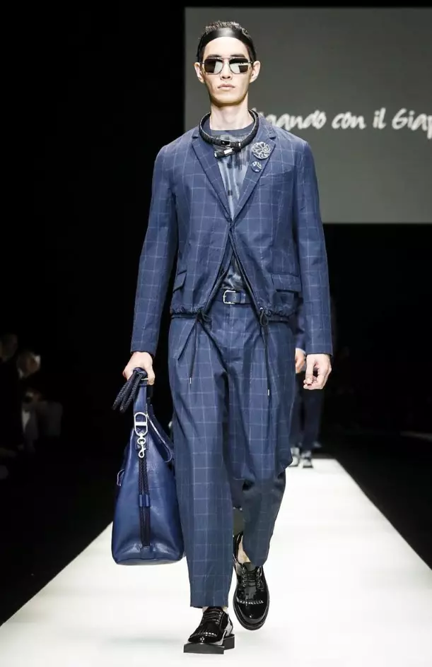 EMPORIO ARMANI MENSWEAR SPRING SUMMER 2018 MILAN70