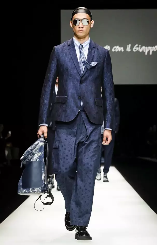 VESHJE PËR BURRA EMPORIO ARMANI PRANVERË VERË 2018 MILAN71