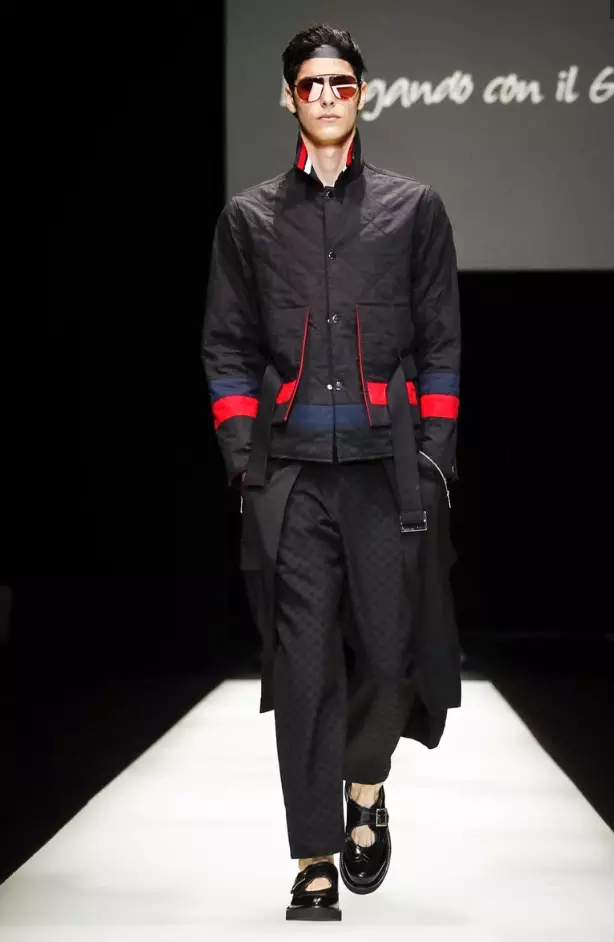 EMPORIO ARMANI MENSWEAR PRIMAVERA VERÃO 2018 MILAN74