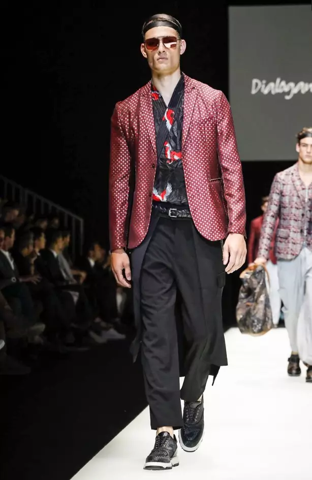 VESHJE PËR BURRA EMPORIO ARMANI PRANVERË VERË 2018 MILAN75