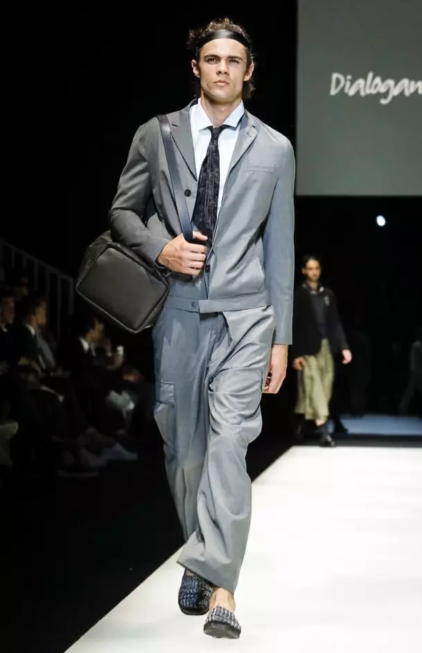 EMPORIO ARMANI MENSWEAR SPRING SUMMER 2018 MILAN77