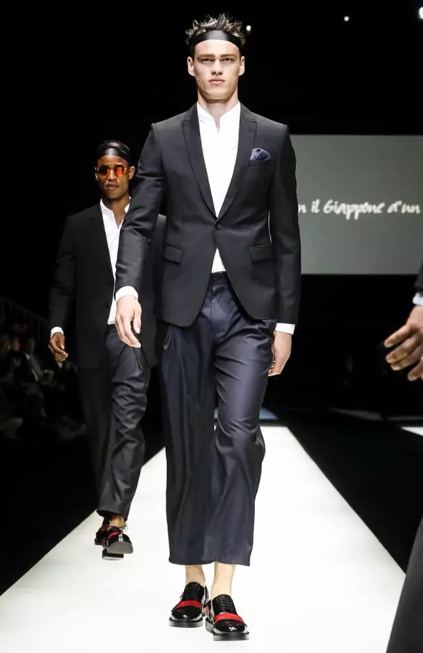 EMPORIO ARMANI MENSWEAR SPRING SUMMER 2018 MILAN79