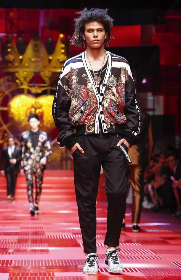 DOLCE & GABBANA HOMME PRINTEMPS ÉTÉ 2018 MILAN10