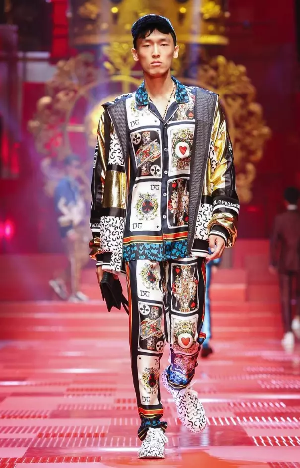 DOLCE & GABBANA පිරිමි ඇඳුම් වසන්ත 2018 MILAN102