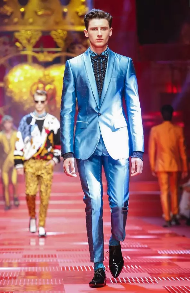 DOLCE & GABBANA HOMME PRINTEMPS ÉTÉ 2018 MILAN103