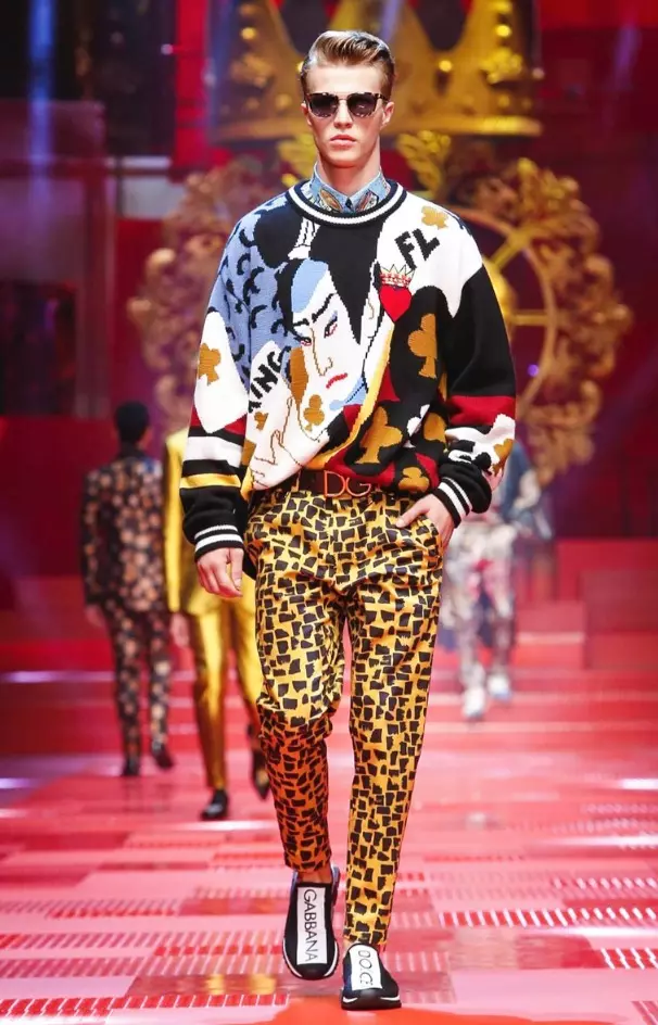 DOLCE & GABBANA 남성복 SPRING SUMMER 2018 MILAN104