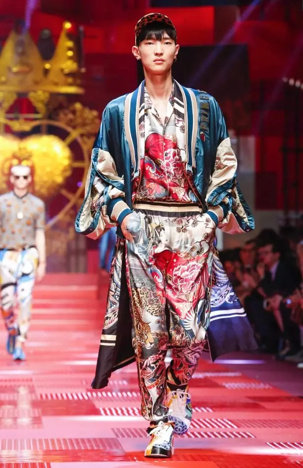 DOLCE & GABBANA MENSWEAR orisun omi ooru 2018 MILAN106