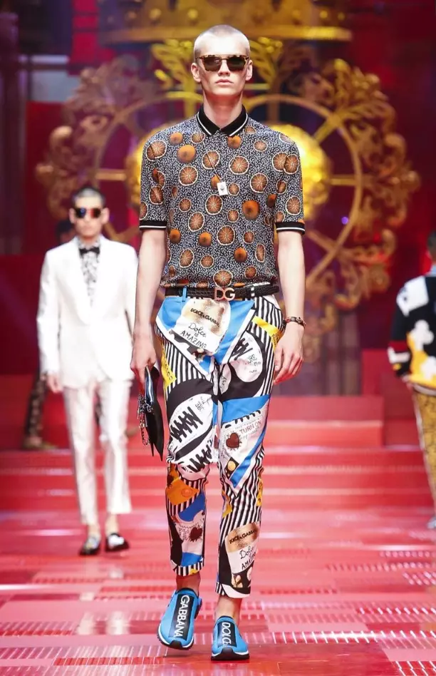 DOLCE & GABBANA පිරිමි ඇඳුම් වසන්ත 2018 MILAN107